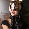Máscara de Bunny Tornasol
