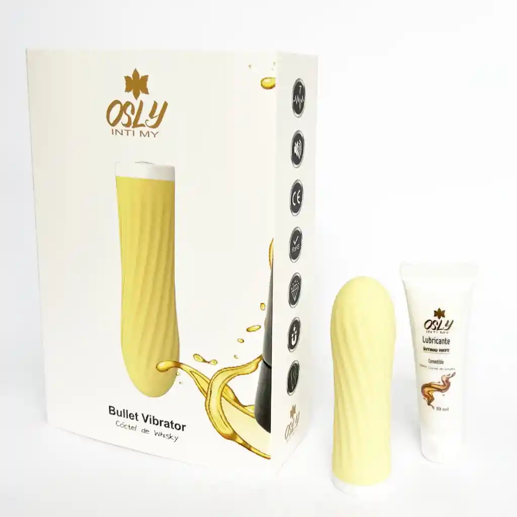 Kit Bala Vibradora + Lubricante De Whisky Osly Intimy