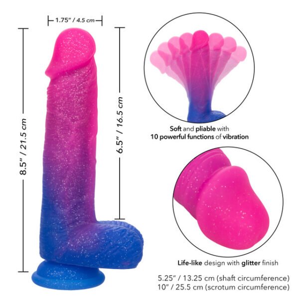 Consolador vibrador Naughty Bits® Ombré Hombre® XL - Image 4